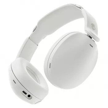 Skullcandy Hesh 360 Auscultadores Over-Ear Sem Fios, Bluetooth 5.0, Cancelamento Ativo de Ruído, Branco