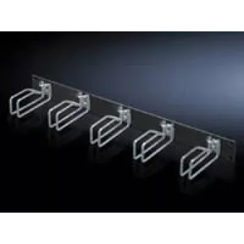 Rittal 7257.105 Painel de Gestão de Cabos, Preto, Aço, 2U, 19 polegadas, 482,6 mm