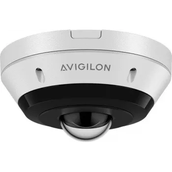 Avigilon Unity 8.0C-H6A-FE-360-DO1-IR Câmara Fisheye H6A 8MP, Distância Focal Fixa 1,74mm, Montagem à Superfície, WDR, IR, IP66/IP67