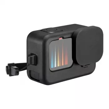 PULUZ Capa de Proteção em Silicone para GoPro Hero 9/10/11/12 (Preto)