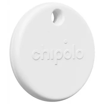 Chipolo POP Localizador Universal Branco - Rastreador Bluetooth para Apple Find My & Android, IP55