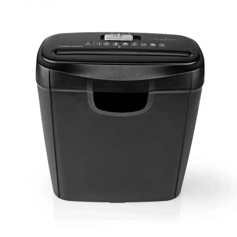Nedis Destruidora de Papel 10L Corte Transversal P-4 Preto