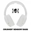 Skullcandy Crusher Evo Auscultadores Over-Ear Sem Fios com Sensory Bass, Bluetooth 5.0, 40 horas de bateria, Branco