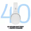 Skullcandy Crusher Evo Auscultadores Over-Ear Sem Fios com Sensory Bass, Bluetooth 5.0, 40 horas de bateria, Branco