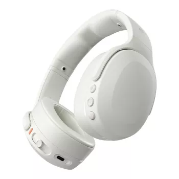 Skullcandy Crusher Evo Auscultadores Over-Ear Sem Fios com Sensory Bass, Bluetooth 5.0, 40 horas de bateria, Branco