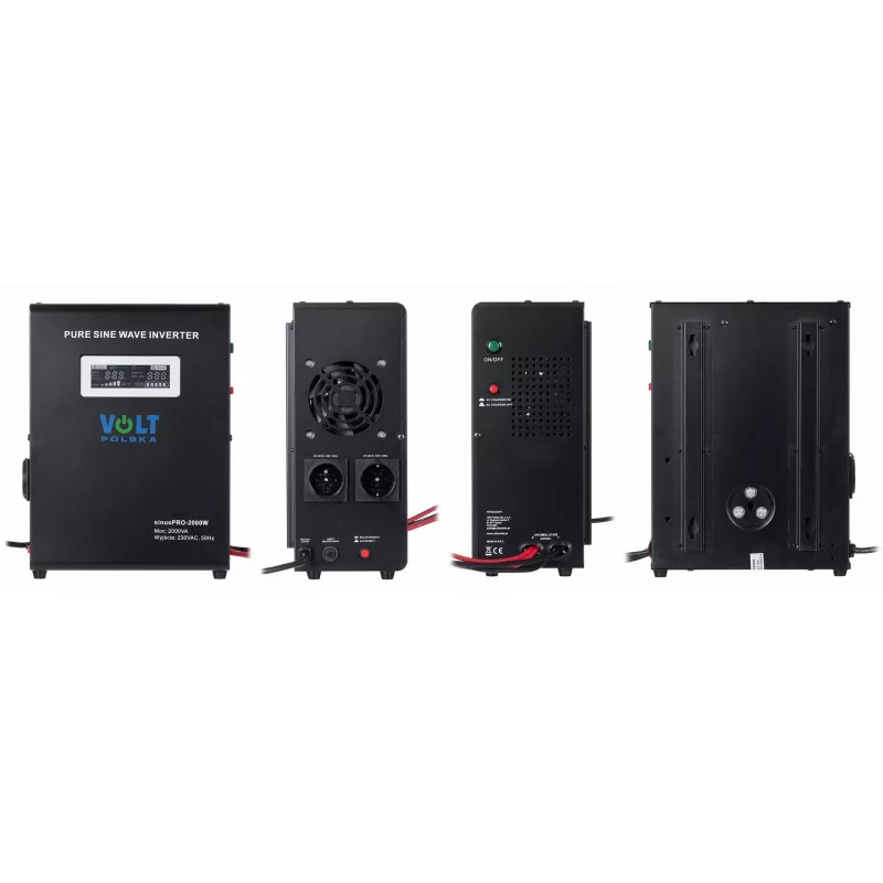 VOLT POLSKA SINUS PRO 2000W 24V Inversor/Carregador de Onda Sinusoidal Pura 1400W Potência Contínua
