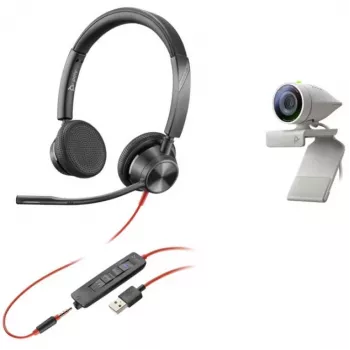 Poly Studio P5 Kit Sistema Pessoal de Videoconferência Full HD 80 Graus 4x Preto Cinzento