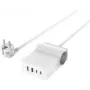4smarts USB-C/A Power Strip Desk GaN 65W Branco