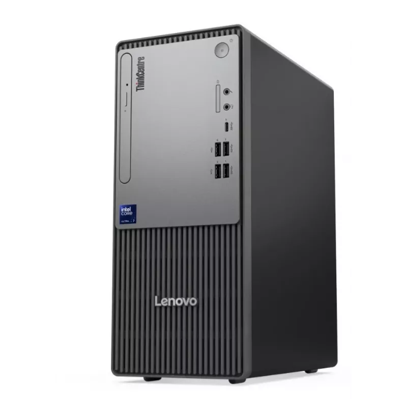 Lenovo ThinkCentre Neo 50t Gen 6 Tower, Intel Core Ultra 3 205, 16GB DDR5, 512GB SSD, Windows 11 Pro, Preto, 3 anos de garantia