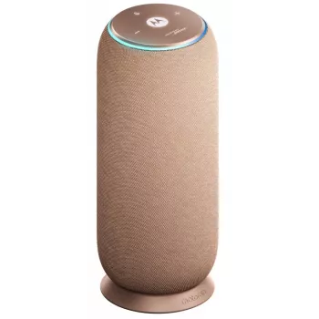 MOTOROLA Sound Flow altifalante XT2549-1 30W de potência de saída Sound by Bose Wi-Fi BT Airplay2 Google Spotify UWB 6000mAh IP67 carregamento em base Warm Taupe