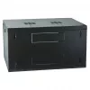 EFB-ELEKTRONIK Armário de Parede 19 polegadas 6U, fixo, 1 peça, RAL 9005 Preto Profundo, Profundidade 450 mm (691706VTS.45)