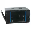 EFB-ELEKTRONIK Armário de Parede 19 polegadas 6U, fixo, 1 peça, RAL 9005 Preto Profundo, Profundidade 450 mm (691706VTS.45)