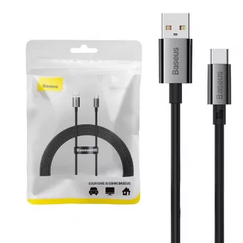 Baseus Superior Cabo USB para USB-C 100W 2m Preto