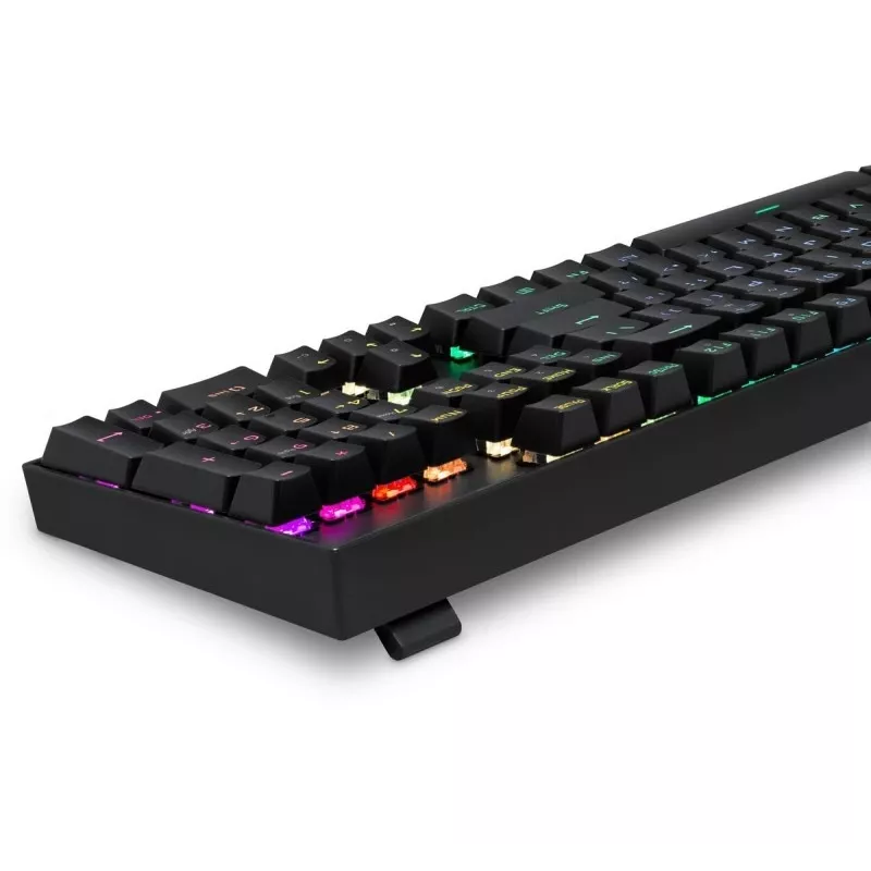 Defender Mirax GK-352 Teclado Gaming Mecânico, Outemu Blue Switches, Iluminação RGB, Com Fios USB, Preto