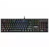 Defender Mirax GK-352 Teclado Gaming Mecânico, Outemu Blue Switches, Iluminação RGB, Com Fios USB, Preto