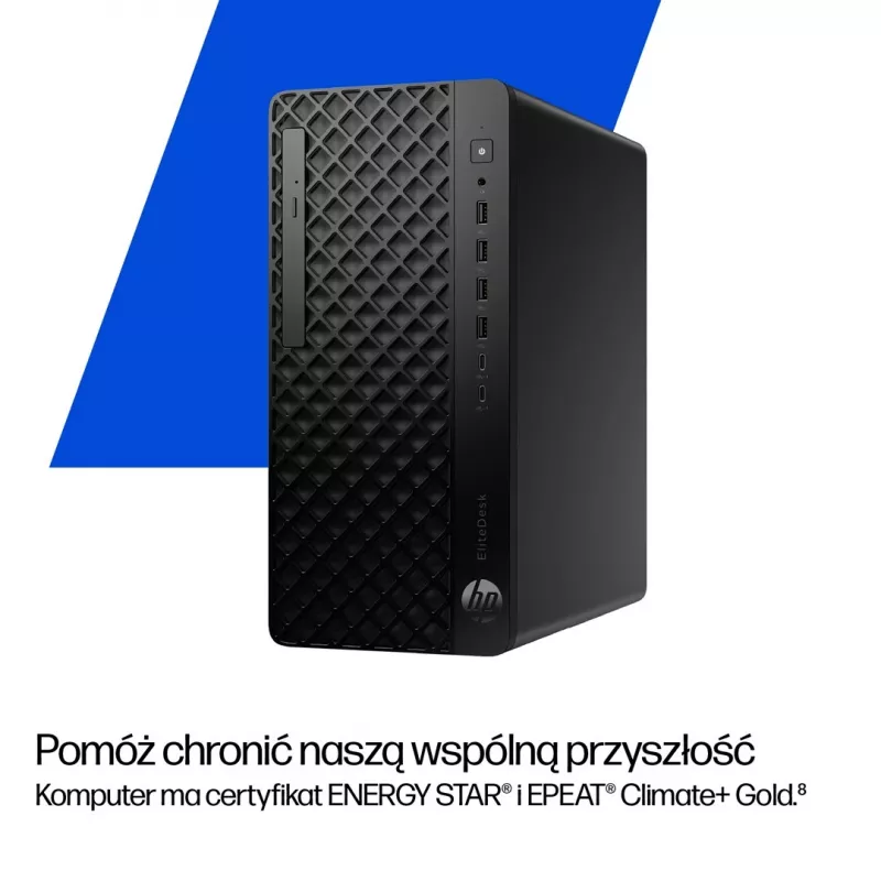 HP EliteDesk 8 SFF G1i PC de secretária, Intel Core Ultra 5 235, 16 GB RAM, 512 GB SSD, Windows 11 Pro, 3 anos de garantia