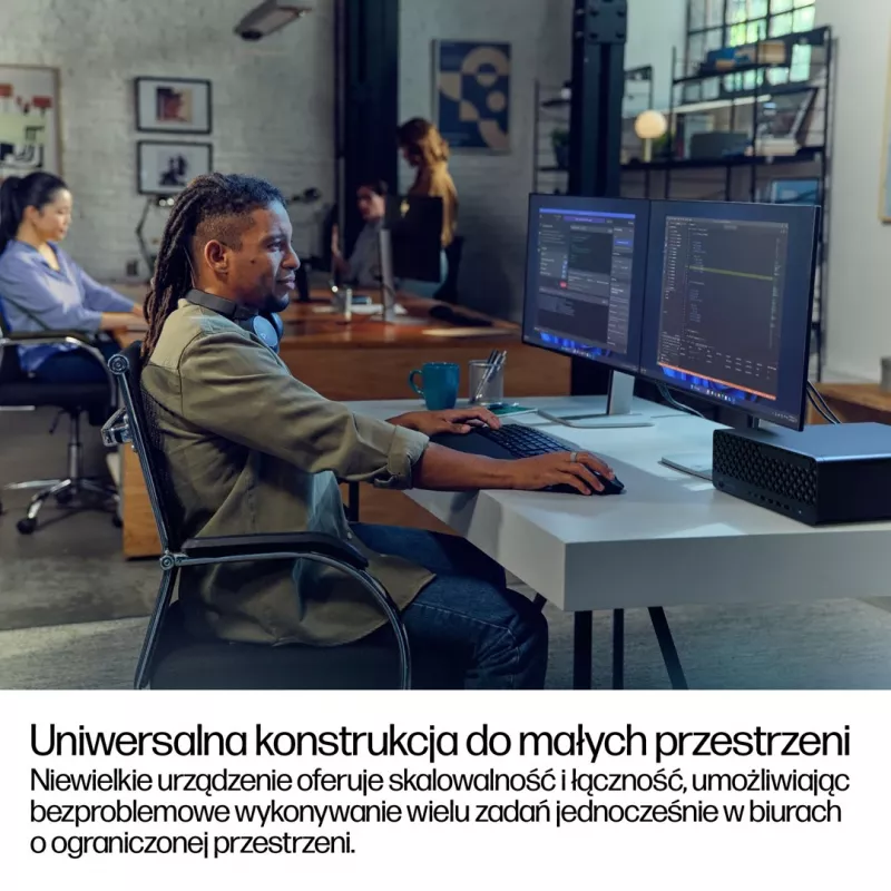 HP EliteDesk 8 SFF G1i PC de secretária, Intel Core Ultra 5 235, 16 GB RAM, 512 GB SSD, Windows 11 Pro, 3 anos de garantia