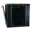 EFB Elektronik EFB armário de parede de 19 polegadas 12U, fixo, numa só peça, RAL 9005, profundidade 450 mm