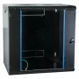 EFB Elektronik EFB armário de parede de 19 polegadas 12U, fixo, numa só peça, RAL 9005, profundidade 450 mm