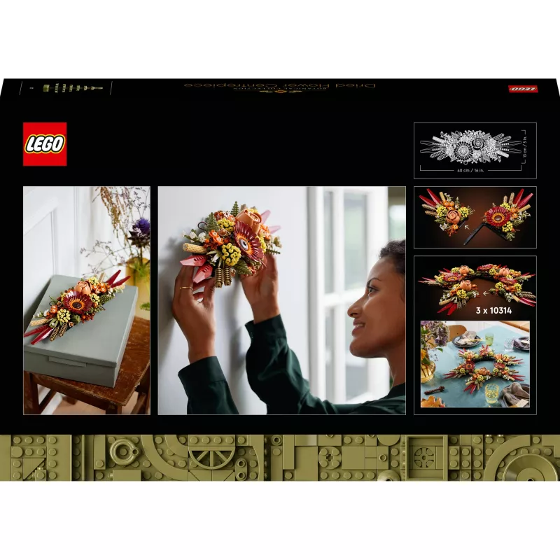 LEGO ICONS 10314 Centro de flores secas