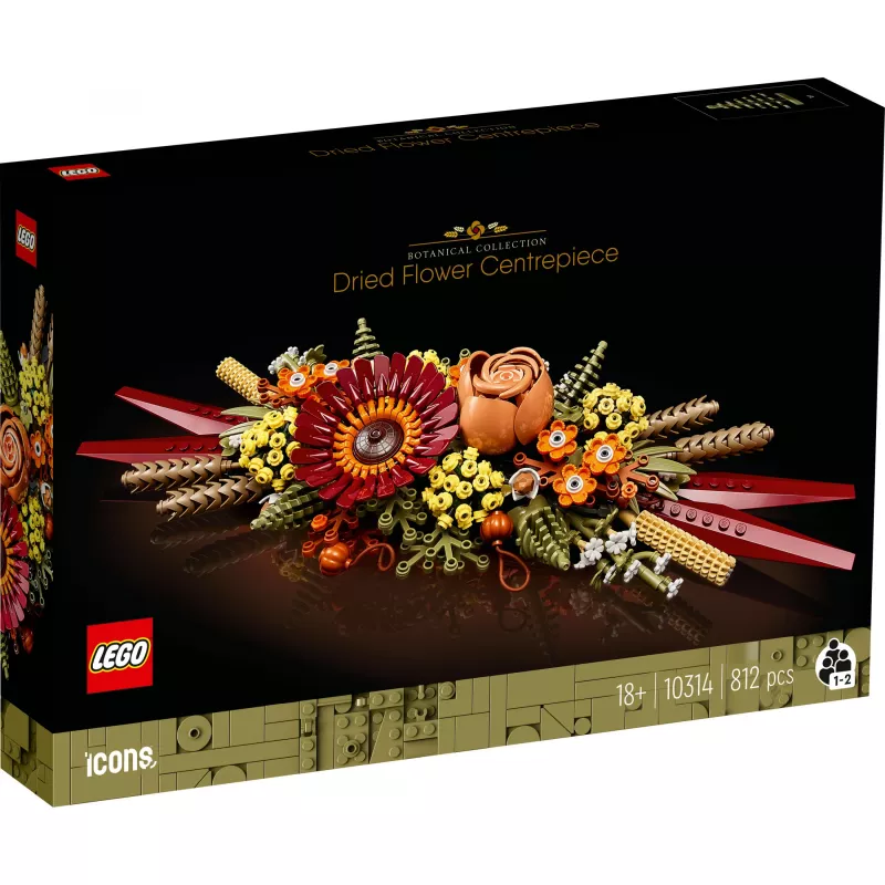 LEGO ICONS 10314 Centro de flores secas
