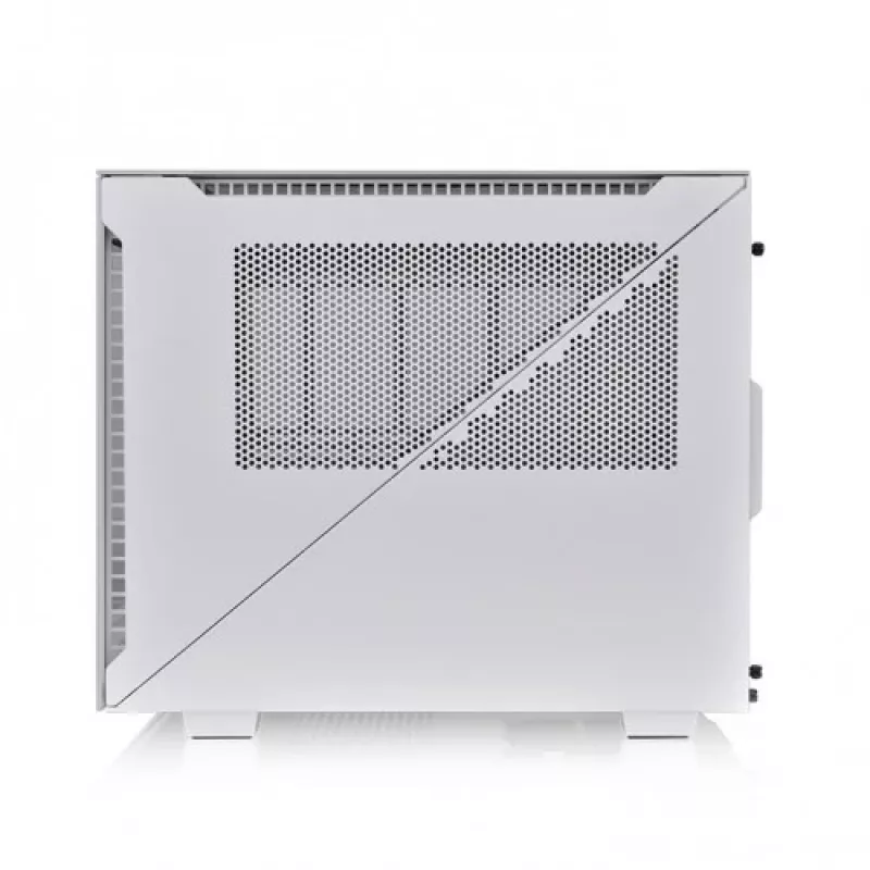 Caixa Micro Thermaltake Divider 200 TG Snow, branca, vidro temperado