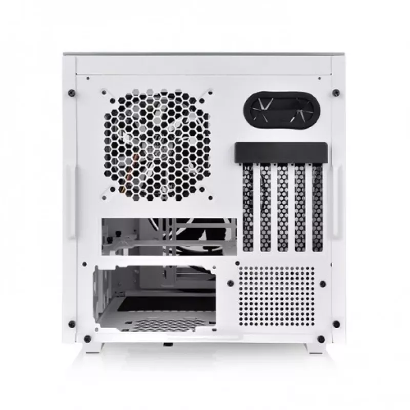 Caixa Micro Thermaltake Divider 200 TG Snow, branca, vidro temperado