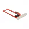 Placa Delock PCI Express x4 para 1 x slot EDSFF E1.S - Low Profile