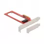Placa Delock PCI Express x4 para 1 x slot EDSFF E1.S - Low Profile