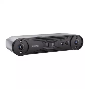 Scanner 3D Revopoint Inspire 2 Standard Edition - portátil e de secretária, luz estruturada infravermelha de eixo duplo, precisão 0,05 mm, cor 24 bits