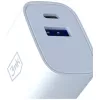 Carregador de parede 3MK FlowPower 30W USB-A USB-C PD 3.0 QC 4+ branco