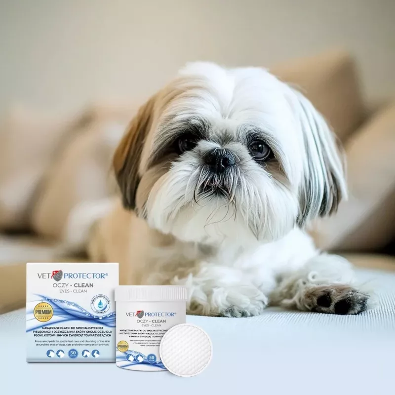 Toalhitas de limpeza ocular JM SANTE VET PROTECTOR 50 unid.