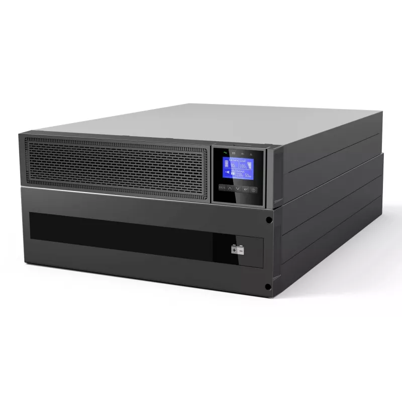 UPS LevelOne VOLTA UPS-2110 Online Double Conversion 10KVA/10000W 6U Rack/Tower preto