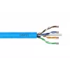 Cabo de instalação DIGITUS CAT 6A U/UTP Dca AWG 23/1 LSOH 100m azul rolo