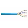 Cabo de instalação DIGITUS CAT 6A U/UTP Dca AWG 23/1 LSOH 100m azul rolo