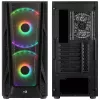 Midi-Tower Aerocool NightHawk Duo, vidro temperado - preto