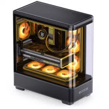 Midi-Tower Jonsbo TK-5, ATX, vidro temperado - preto