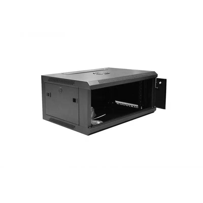 Armário rack Digitus DN-W19 04U/450/B 4U montagem na parede preto