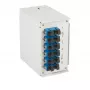 EFB-ELEKTRONIK caixa de distribuição de fibra ótica para calha DIN OS2 G652D 12xSC pigtail 6x adaptador SC duplex (BHS70223.12)
