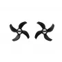 Hélices DJI Avata 360 (2 pares) - preto - compósito de alta resistência - peças sobressalentes
