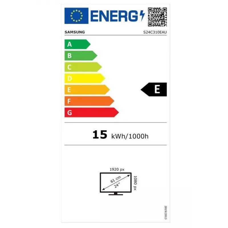 Monitor LED Samsung S24C310EAU 24 polegadas IPS Full HD - preto