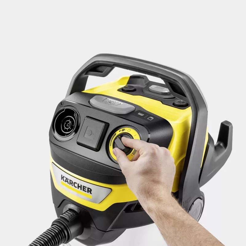 Aspirador de água e pó Kärcher WD 7 Control P S 30/6/35/T, 1400 W, 30 L, aço inoxidável