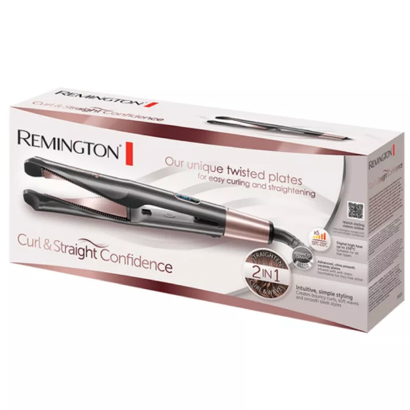 Prancha de cabelo Remington S6606 preto/bronze