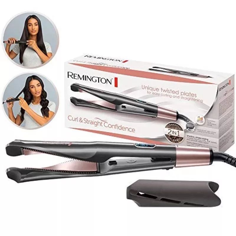 Prancha de cabelo Remington S6606 preto/bronze