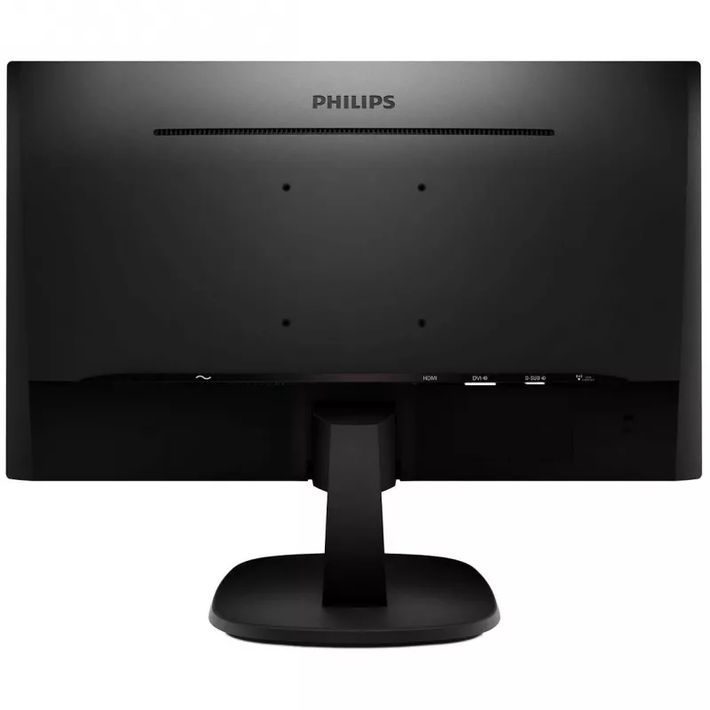 Monitor LED Philips V-Line 243V7QDSB 23,8 polegadas Full HD IPS - FlickerFree, modo LowBlue, 75Hz, VGA/DVI/HDMI