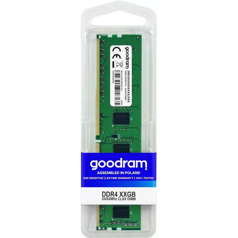 Memória RAM DDR4-RAM GOODRAM CL19 2666MHz 4GB 288-pin DIMM