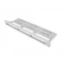 Painel de patch keystone LANBERG PPKS-1124-S 19 polegadas 24 portas 1U UTP Cat.5e cinzento
