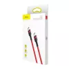 Cabo Baseus Cafule USB-C para USB-C 60W 1m vermelho