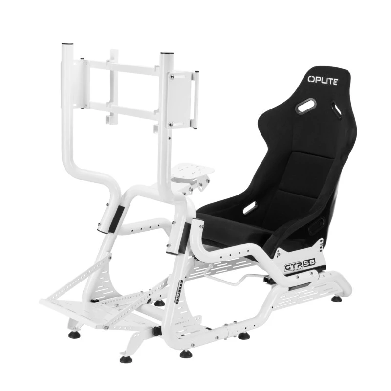 Cockpit de simulador de corridas OPLITE Cockpit GTR S8 Infinity Force White
