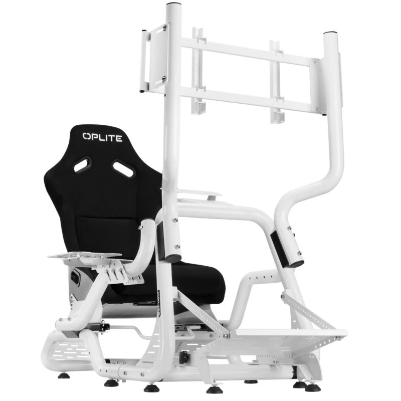 Cockpit de simulador de corridas OPLITE Cockpit GTR S8 Infinity Force White